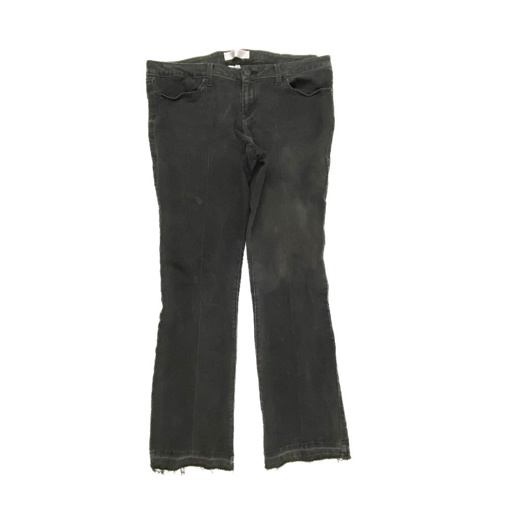 No Boundaries Straight Raw Hem Women's size 17 Black denim Jeansโ